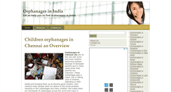 Desktop Screenshot of orphanagesinchennai.com